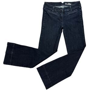 New York & Company Dark Blue Flare Jeans